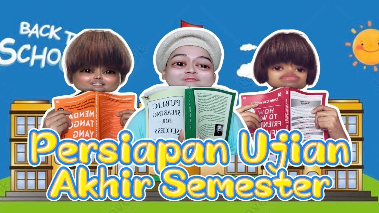 PERSIAPAN UJIAN AKHIR SEMESTER: Tabe, Rampe dan Koci Sangat Serius Belajar Tapi... 😂