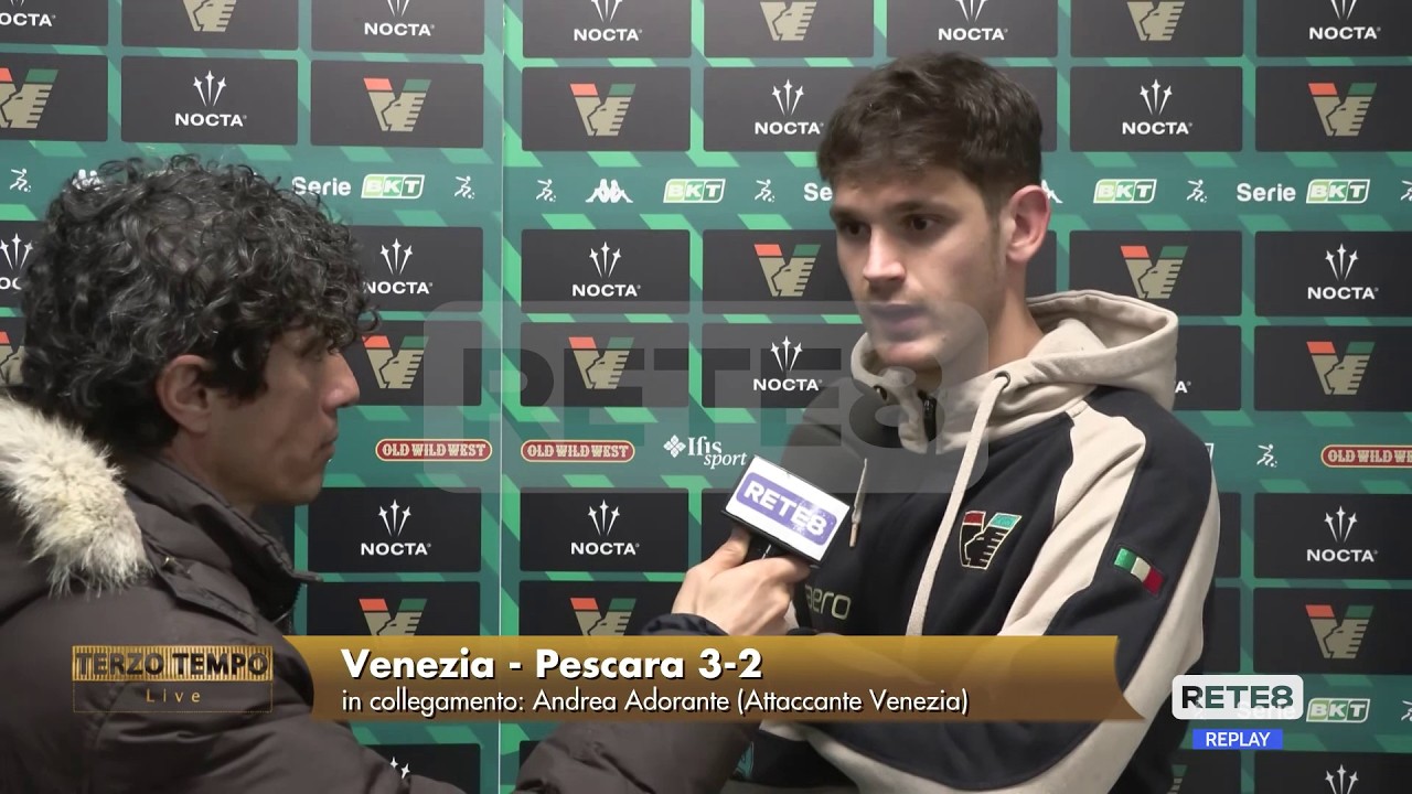 Venezia - Pescara 3-2 91° Adorante: 
