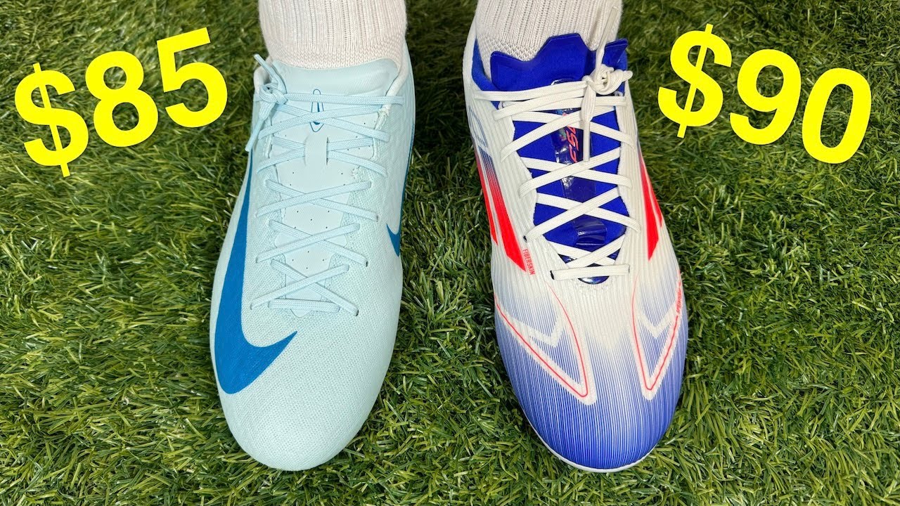 Кто производит ЛУЧШИЕ СКОРОСТНЫЕ бутсы ДО 100 ДОЛЛАРОВ? &mdash; Nike Mercurial Vapor 16 Academy против ...