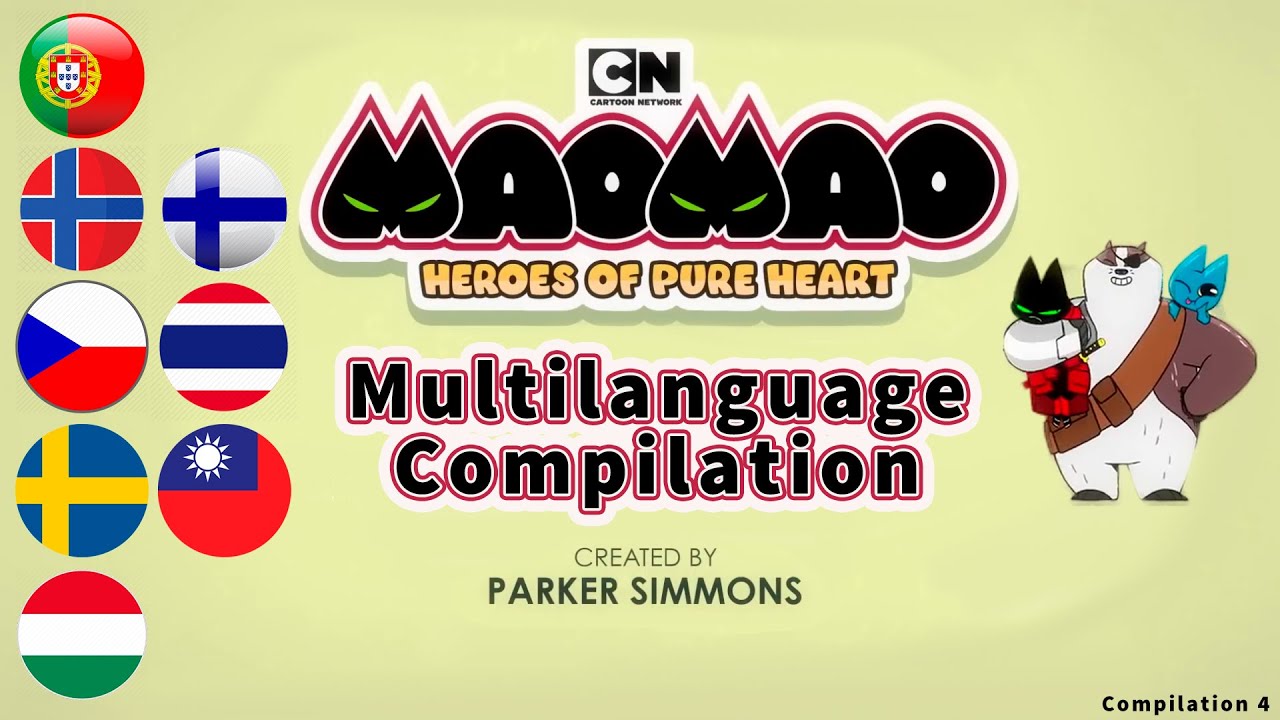 Mao Mao : Heroes Of Pure Heart Intro Multilanguage Compilation 4