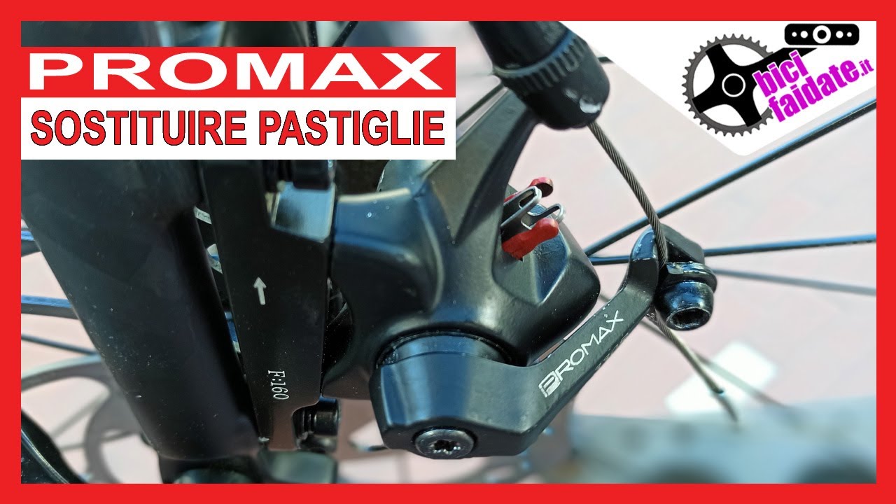 COME MONTARE LE PASTIGLIE SUL FRENO A DISCO MECCANICO PROMAX 330R 300R
