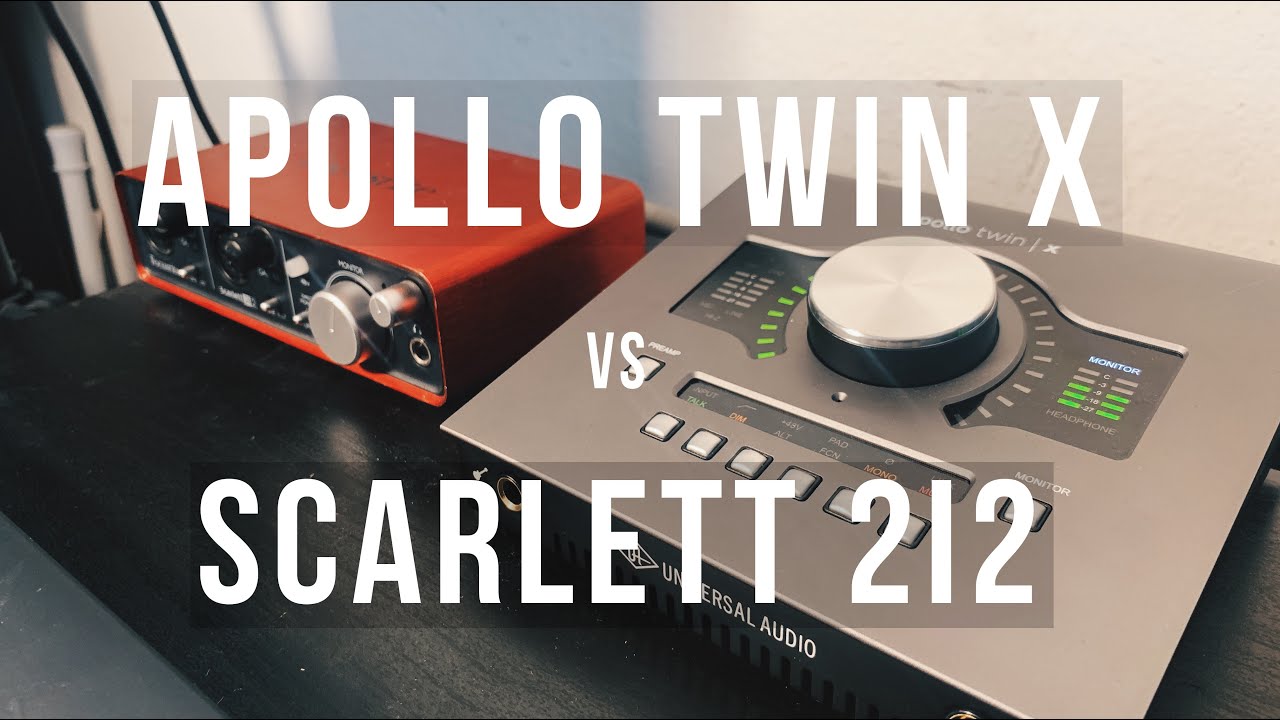 APOLLO TWIN X vs SCARLETT 2i2