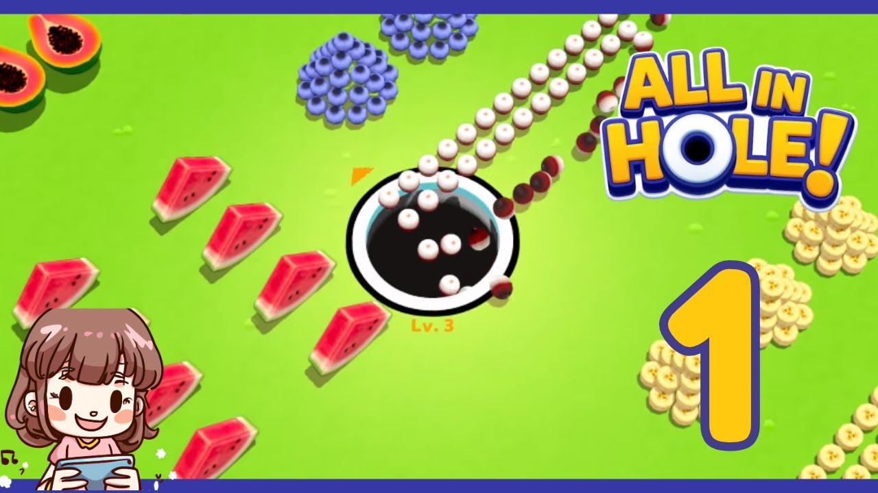 All In Hole Gameplay Part 1 - Blackhole Puzzle Game