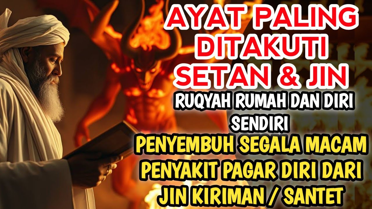 RUQYAH RUMAH PENGUSIR JIN, SETAN & SIHIR DI RUMAH & TUBUH, PENENANG HATI & PIKIRAN | ALAA AQEL