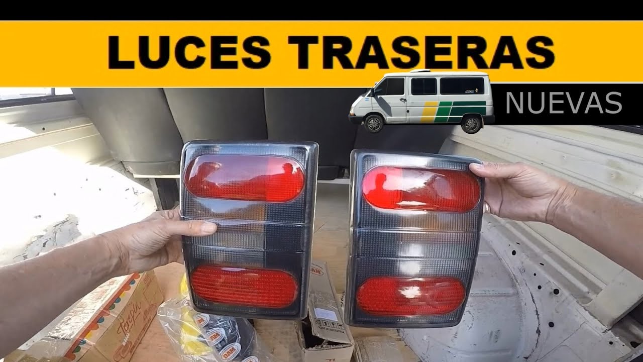#08 Trafic, LUCES nuevas para el Furgón.