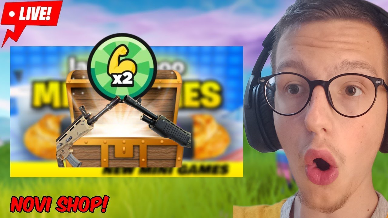🔴LIVE - IGRAMO NAJJACE MINI IGRE! I Code iam.dino 🔴