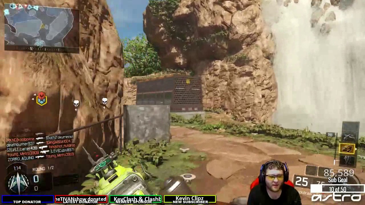 Black Ops 3 100+ Nailgun LIVE Gameplay (My Last BO3 100+)