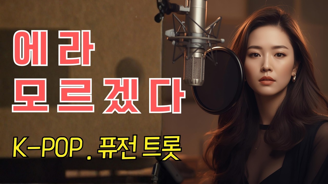 ✦색다른 트로트 신곡 노래✦ 에라 모르겠다 ✦✦✦✦✦✦✦✦✦✦✦✦ #트로트 #퓨전음악 #한국노래 #7080s #발라드 #kpop #ktrot #worldmusic