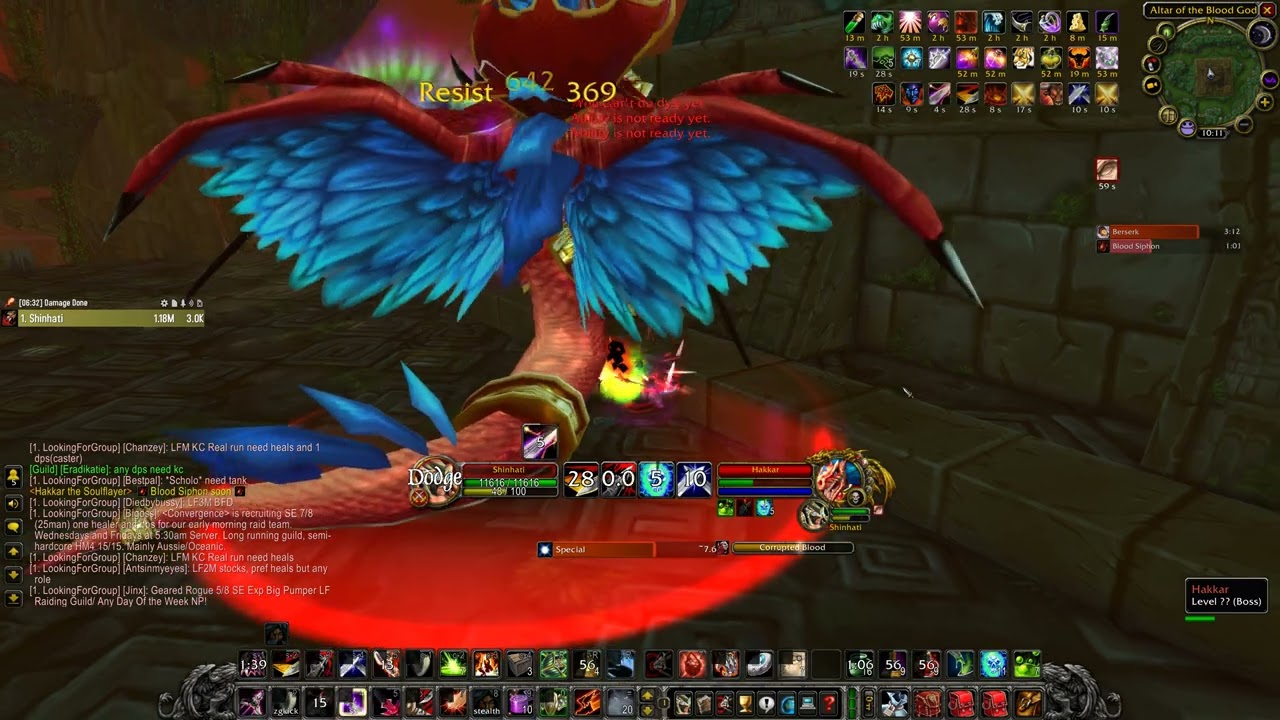 Tank Rogue SOLO Hakkar - Zul'Gurub - WoW SoD