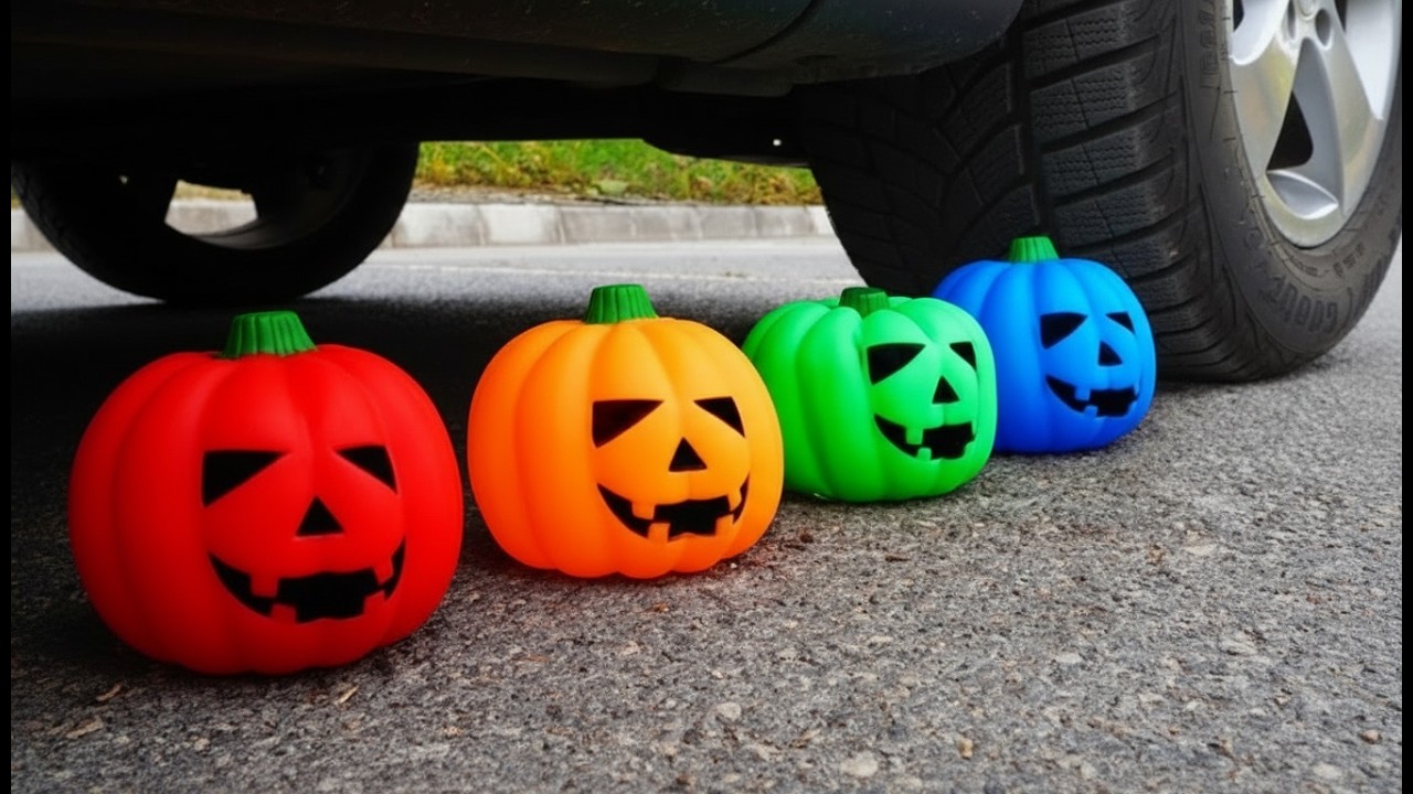 Crushing Crunchy & Soft Things by Car! EXPERIMENT: Car vs Lighters, Firecrackers, Jelly Balloons