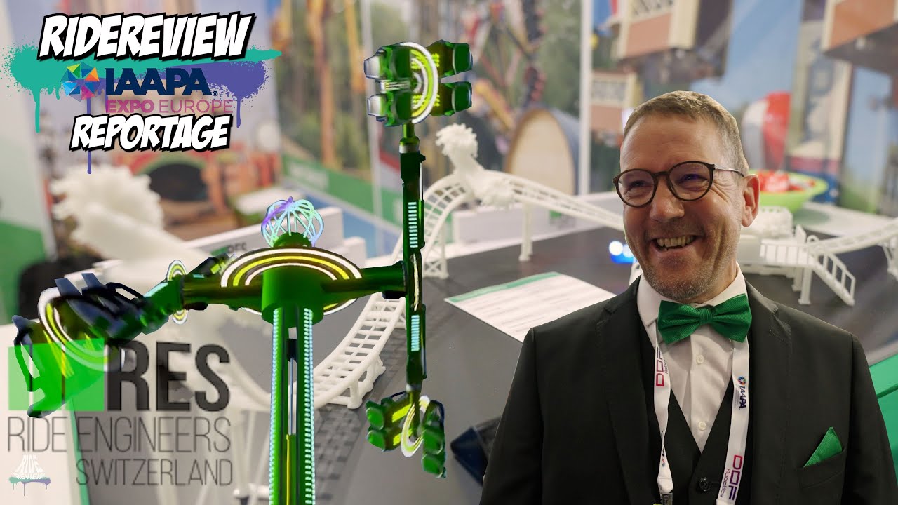 Neuer verrückter Ride für die Reise kommt / RES Neuheit Vorstellung -  IAAPA Expo Europe - Reportage