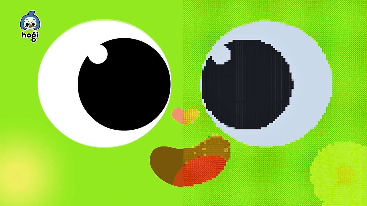 Ninimo Big Intro Logo Effects l Original VS Pixel l Mega Helium Forest Power Effects
