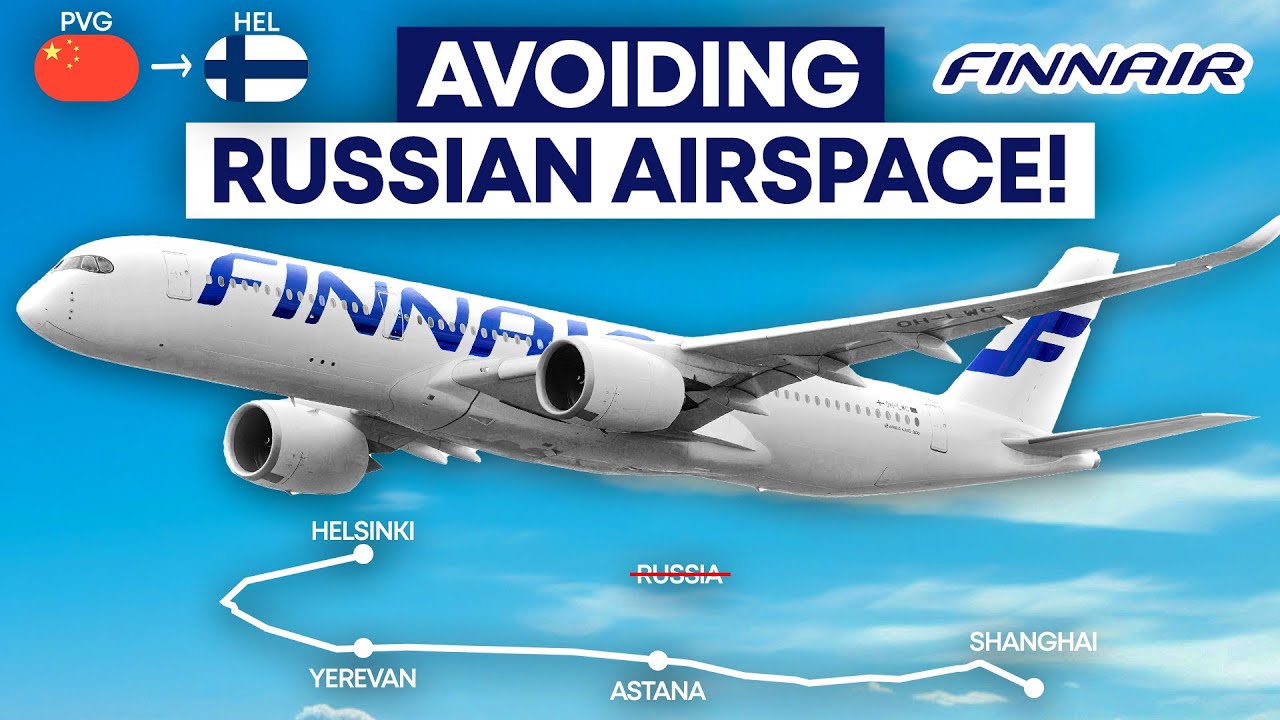 AVOIDING RUSSIAN AIRSPACE! | Shanghai Pudong (PVG) x Helsinki (HEL) | Finnair Airbus A350