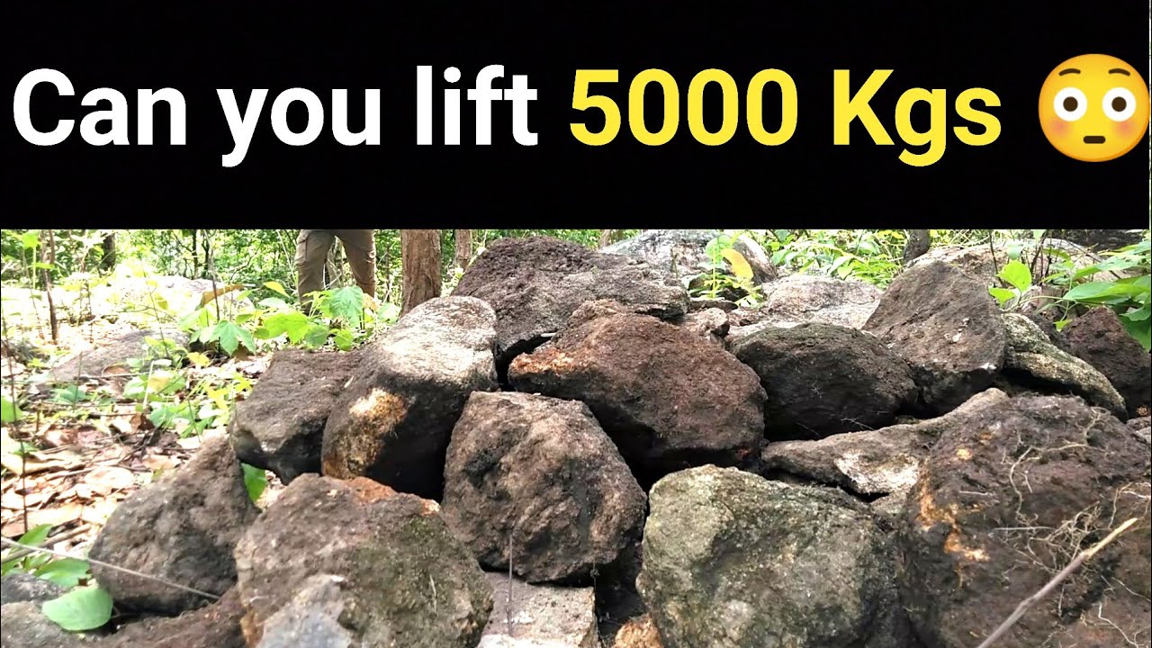 Can you lift 5000 Kgs stone? | Lifting heavy stones
