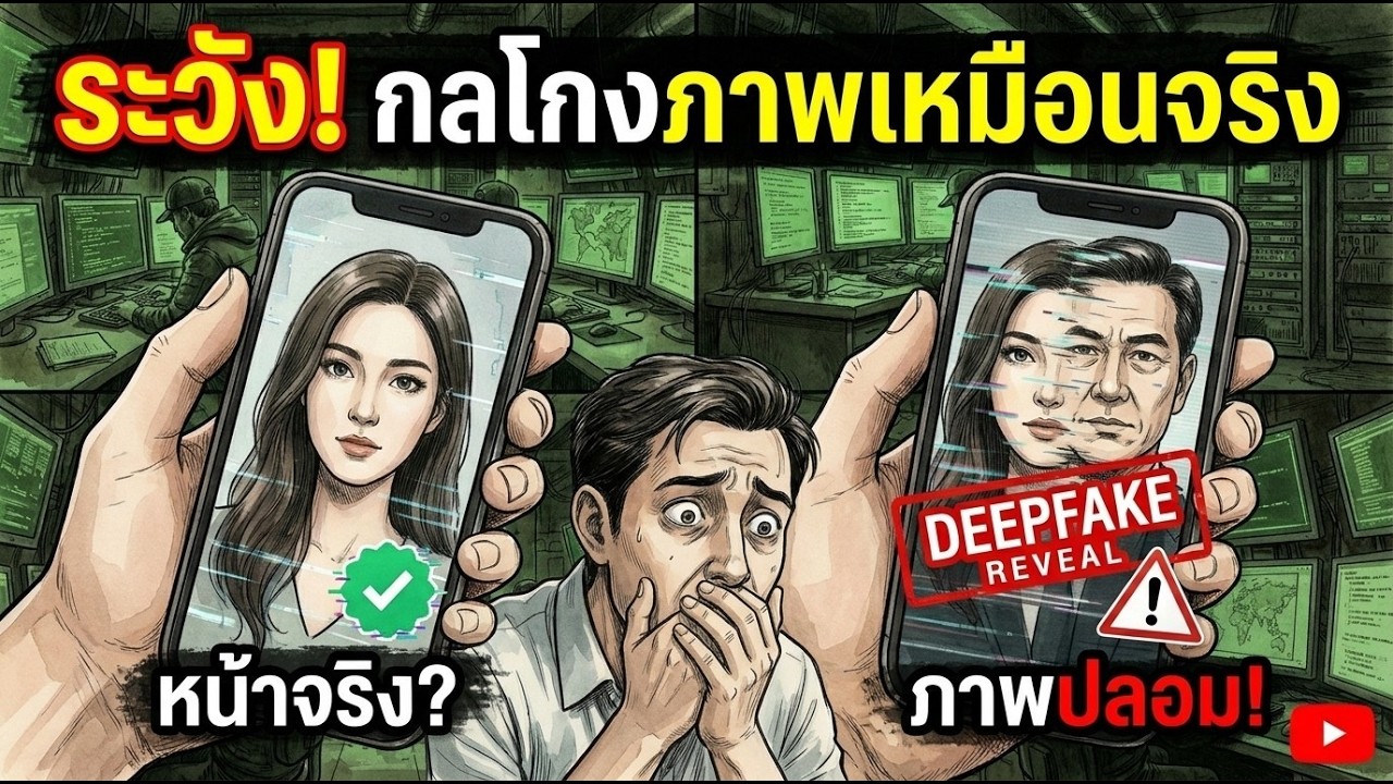 ระวังกลโกงหน้าเหมือน ภาพเหมือนจริง หน้าจริง AI | จุดชนวนความคิด