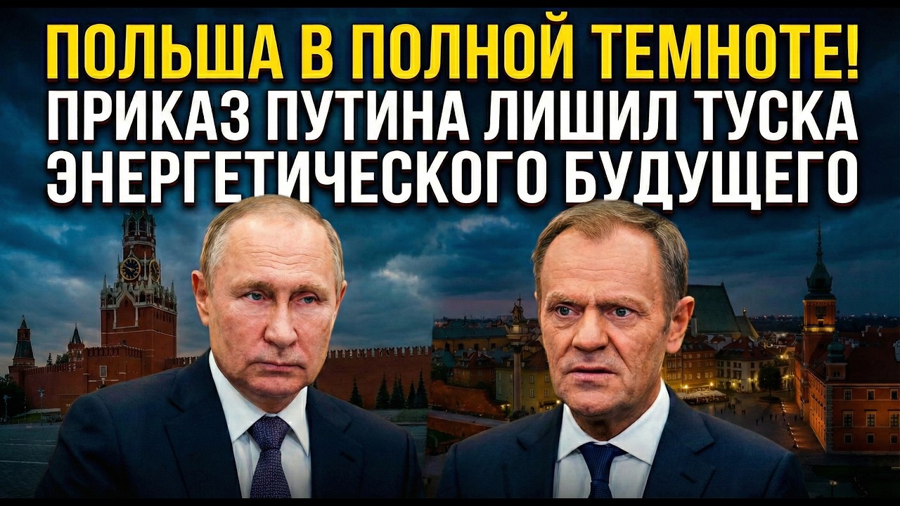 ПОЛЬША В ПОЛНОЙ ТЕМНОТЕ! Приказ Путина лишил Туска энергетического будущего