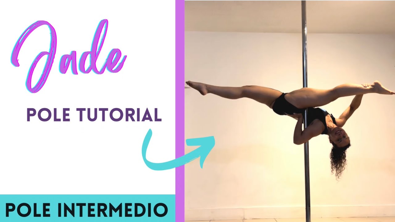 Aprende el Jade split con este  Tutorial detallado de Pole dance