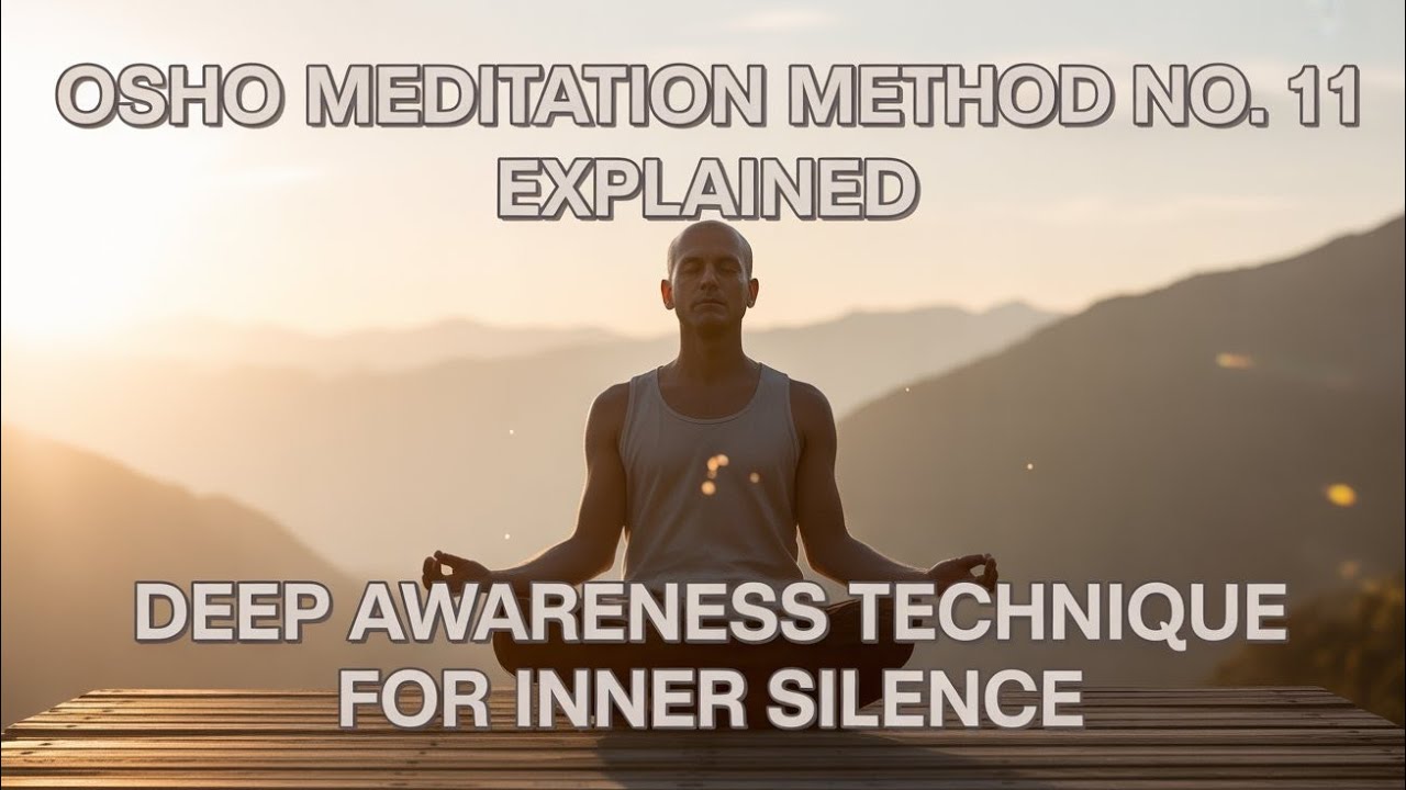 Osho Meditation Method No. 11 Explained | Deep Awareness Technique for Inner Silence