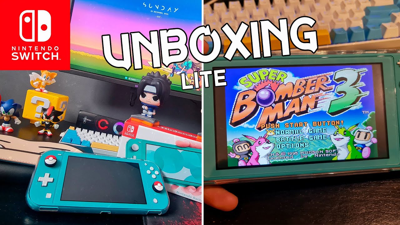 NINTENDO SWITCH LITE Unboxing + Gameplay (First Impressions - 2025) Cozy Gameplay