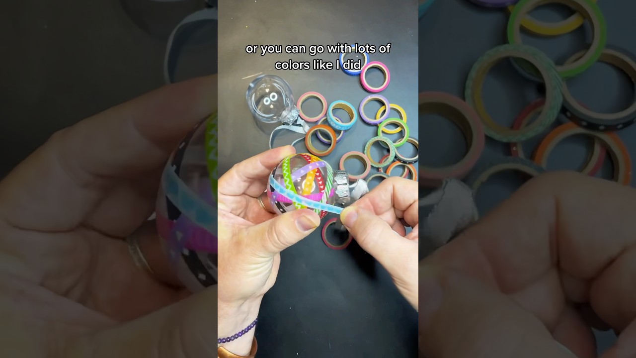 🎅 Easy DIY Christmas Ornament Craft Activity For Kids 🎄