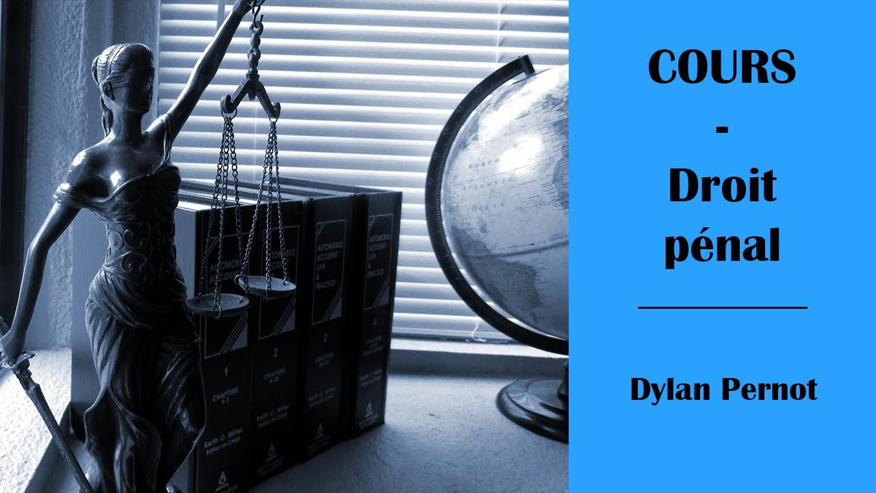 Infraction pénale, principe de légalité criminelle et culpabilité - Cours de soutien en droit pénal