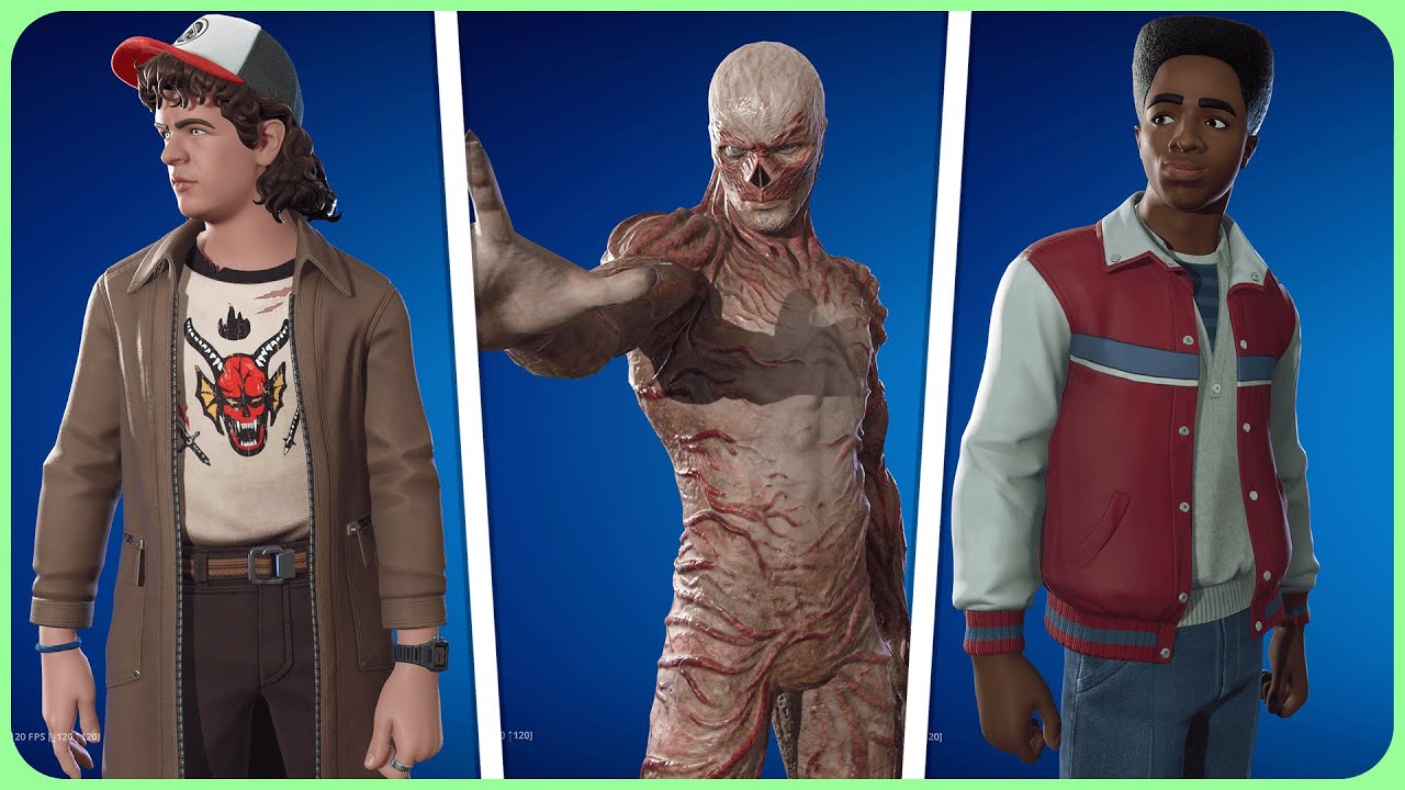 ALL Stranger Things Fortnite Cosmetics! (Vecna, Dustin, + More!)