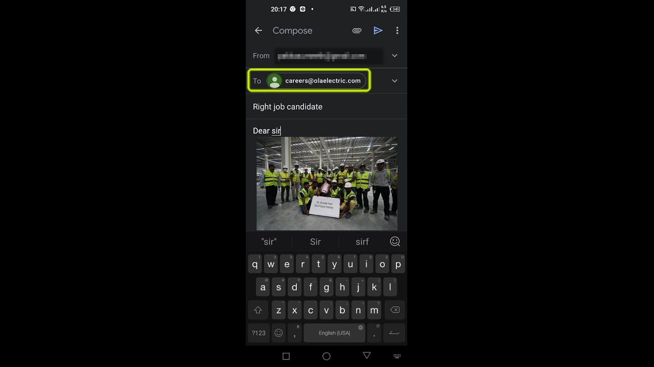 OLA Job Applying Easy Method