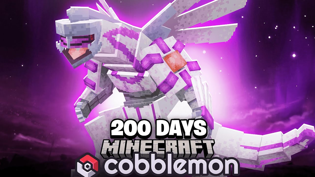 I Spent 200 Days in Minecraft COBBLEMON...