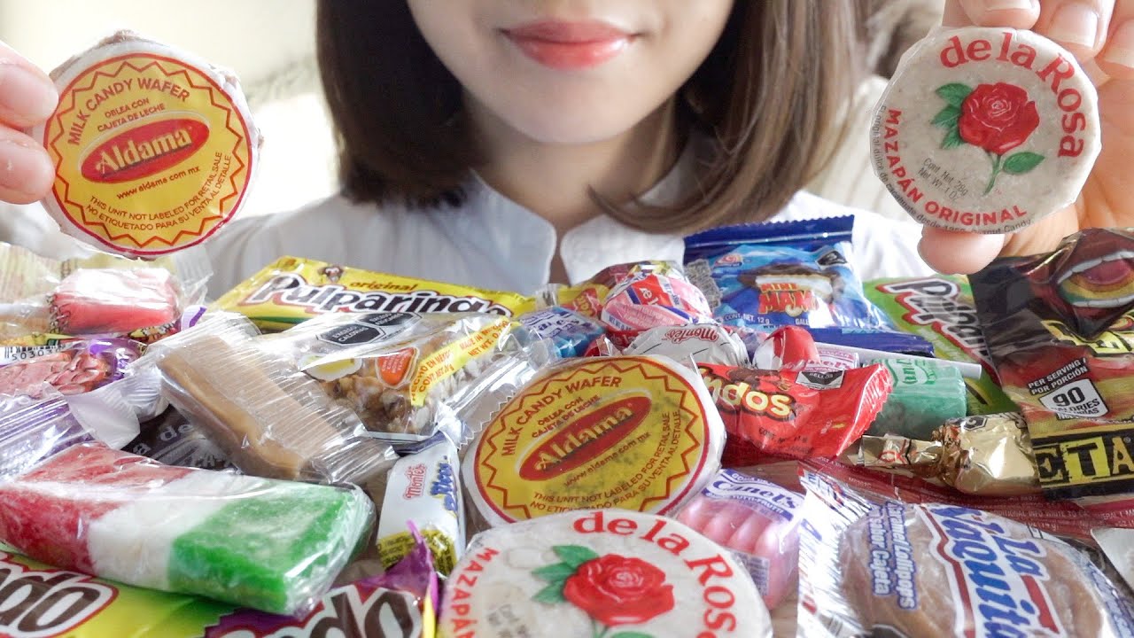 【咀嚼音】メキシコのお菓子25種類を食べる【ASMR/EATINGSOUNDS】