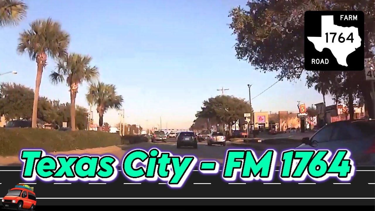 👍 Texas City | FM 1764 | 9th Ave #roadtrip #texas #travel #drive