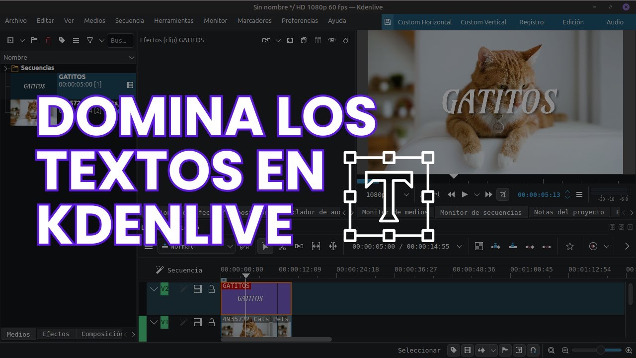Domina los textos en Kdenlive: De principiante a nivel PRO