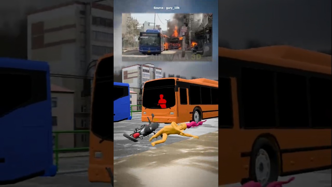 Delhi Nangloi Najafgarh Road Dtc Bus Accident By Explain wala 3D