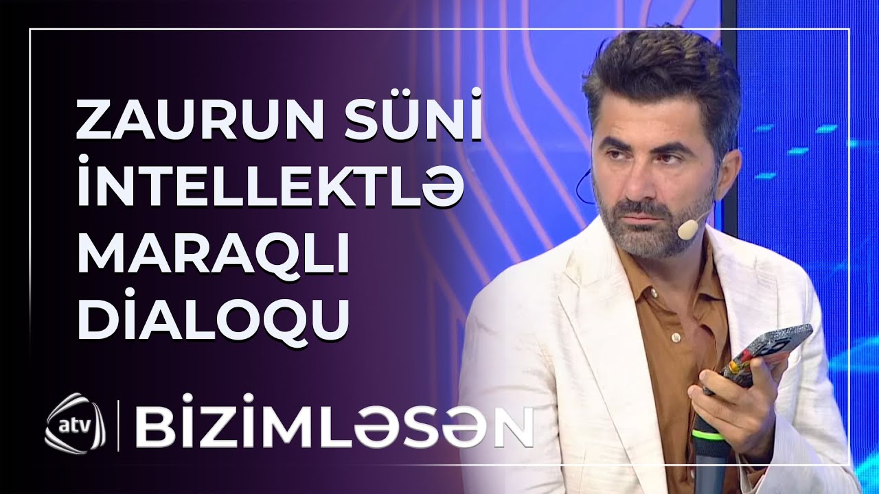 Zaurun s&uuml;ni intellektə verdiyi suallar hər kəsi G&Uuml;LD&Uuml;RD&Uuml; / Bizimləsən