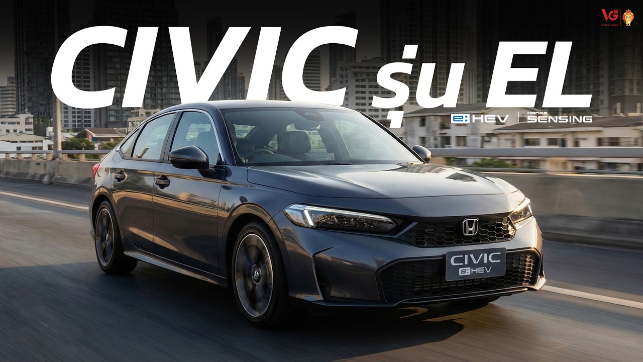 Honda Civic e:HEV EL รุ่นเริ่มต้น Honda Sensing เต็มระบบ ราคาเข้าถึงง่าย | V Group Honda