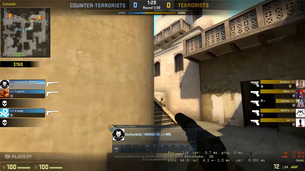 CS:GO DE_DUST 2 ACE MOMO