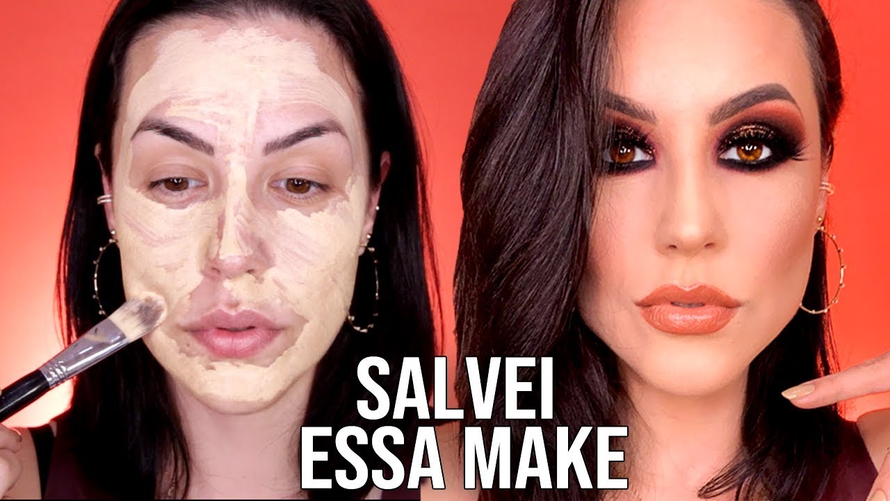 MAQUIAGEM SMOKEY EYE BEM GLITERINADA PARA OUTONO INVERNO