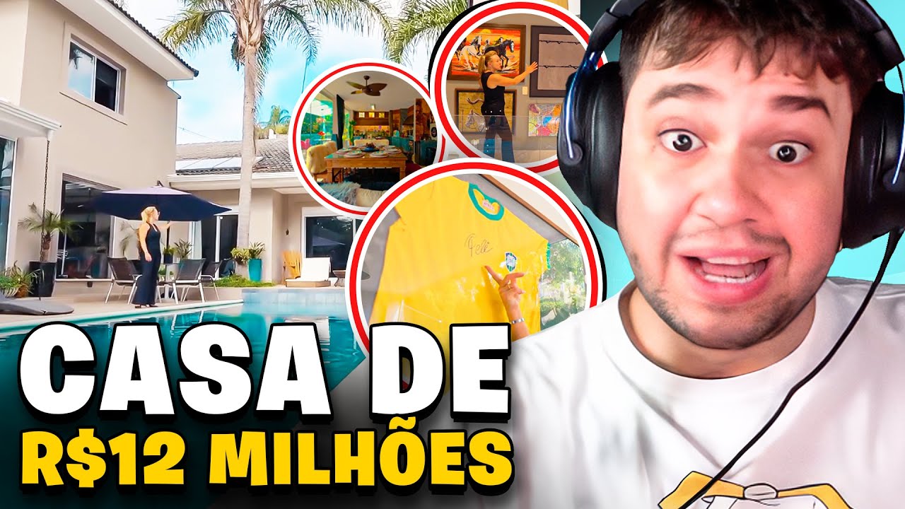 ESSA CASA &Eacute; UMA OBRA DE ARTE! 😱 - Reagindo a casas