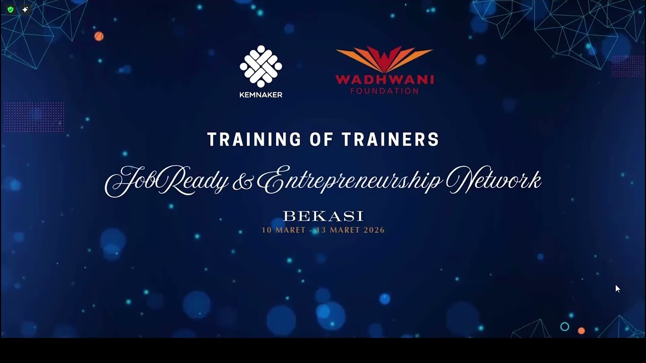 Bimbingan Teknis Pengelola Talent & Innovation HUB Kemnaker RI Hari ke-9