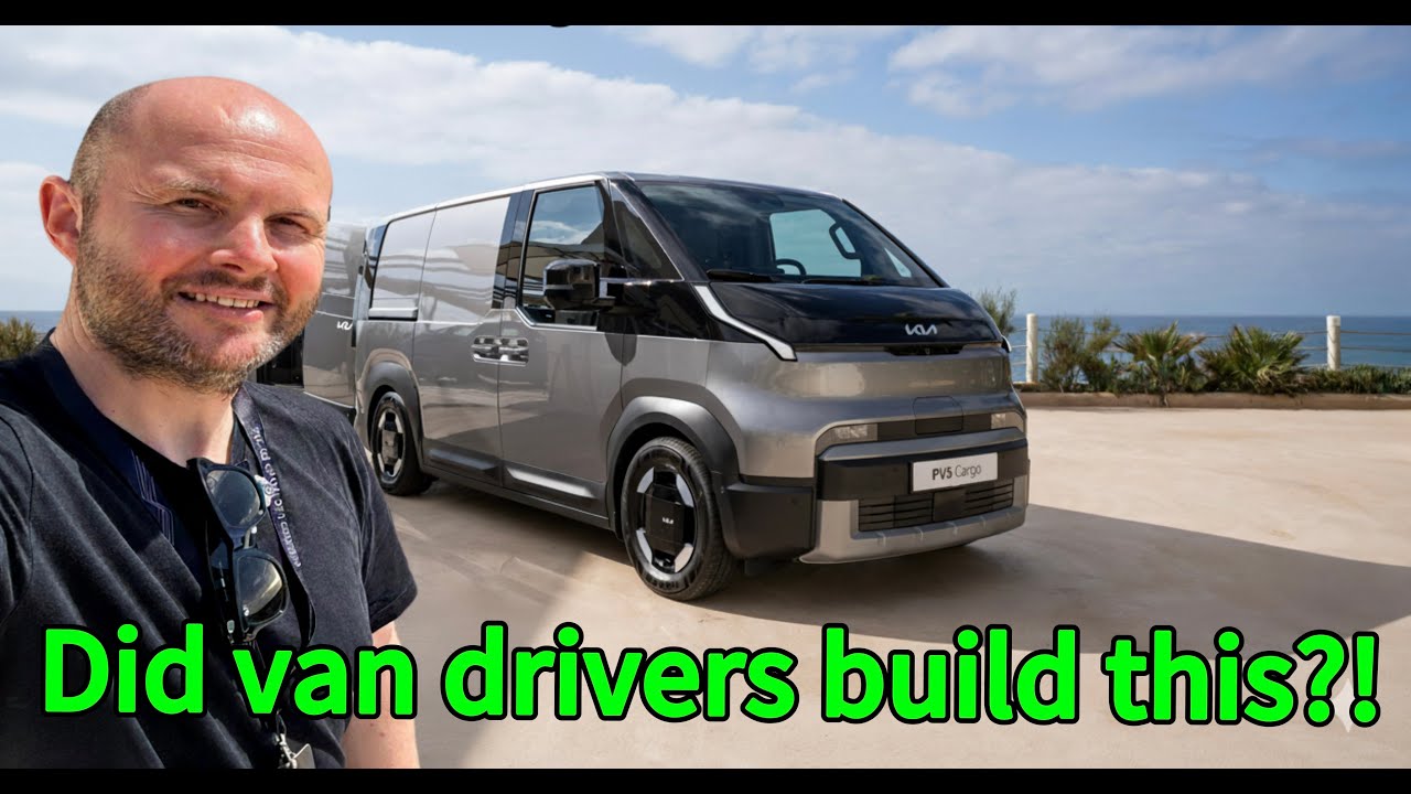 Kia PV5 Cargo — электрический фургон, который думает как водитель фургона!