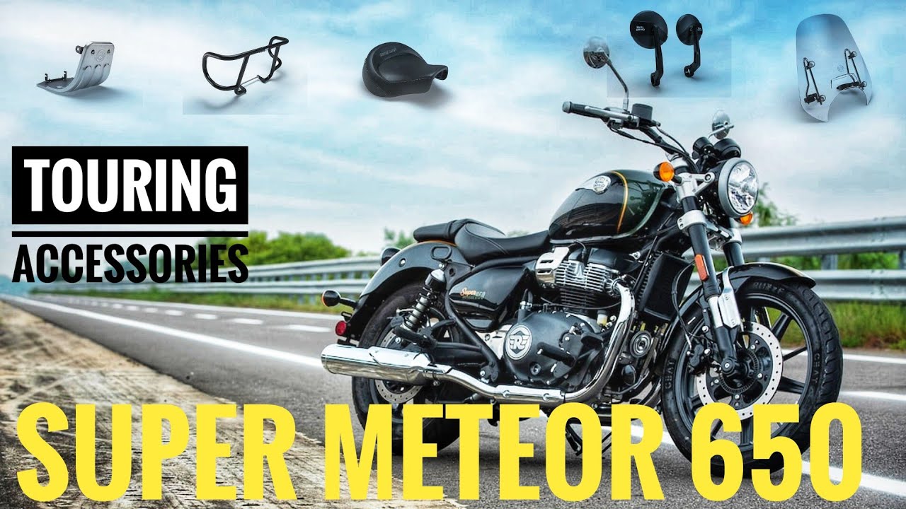 Аксессуары для SUPER METEOR 650 || Royal Enfield Super Meteor 650 Grand Tourer #supermeteor650