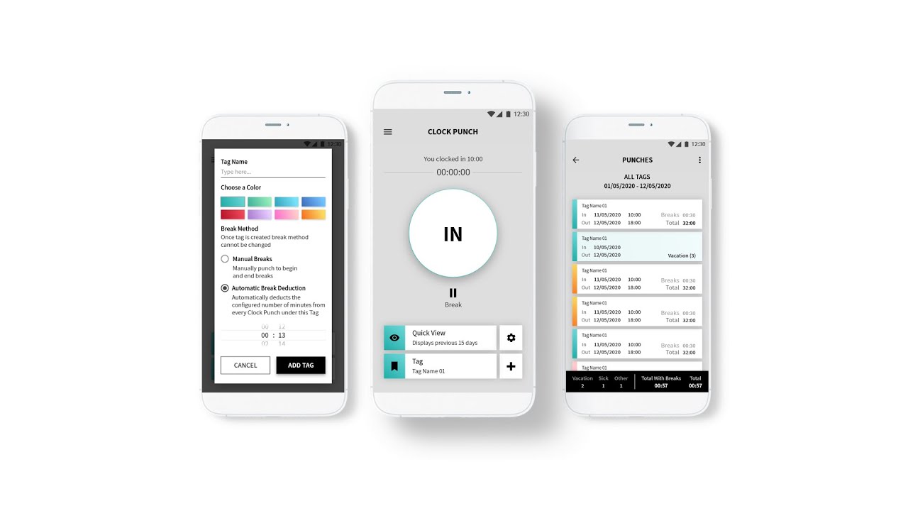 Clock Punch | Simple & easy work hour tracker