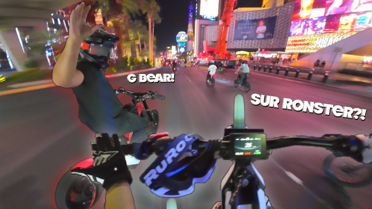 Meeting Sur Ronster in Vegas!!! - Sur Ron Mega Ride *WORLD RECORD*