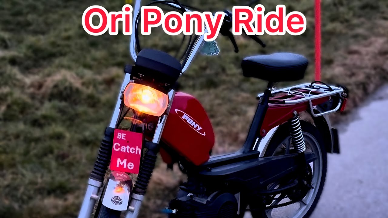 Ori Pony Ride | Original 2-Takt Mofa auf der Straße