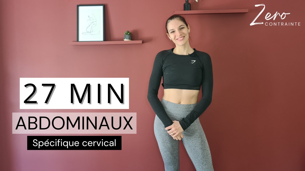Renforcer ses ABDOMINAUX sans se faire mal aux CERVICALES ! - 27min