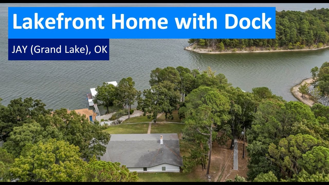 Waterfront Home w/Dock in Jay, OK Auctions in March 2026