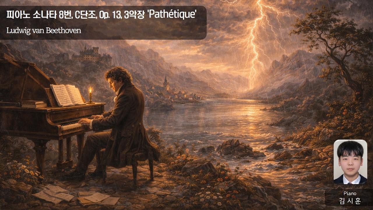 Ludwig van Beethoven – 피아노 소나타 8번, C단조, Op. 13, 3악장 'Pathétique' - 김시훈