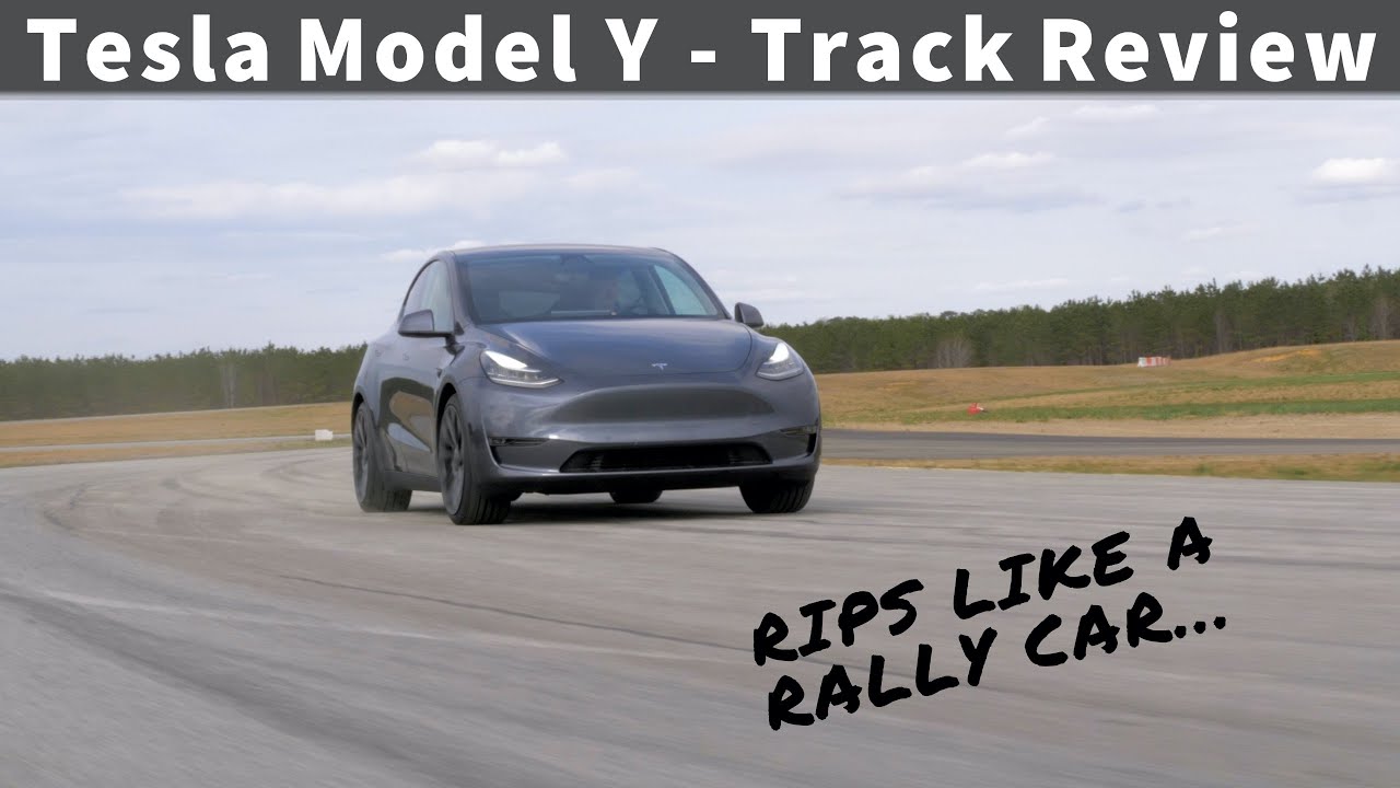 Will it drift? Tesla Model Y Performance Track Review