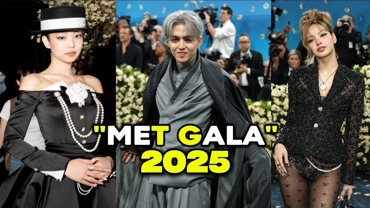 Kpop idols at MET GALA 2025