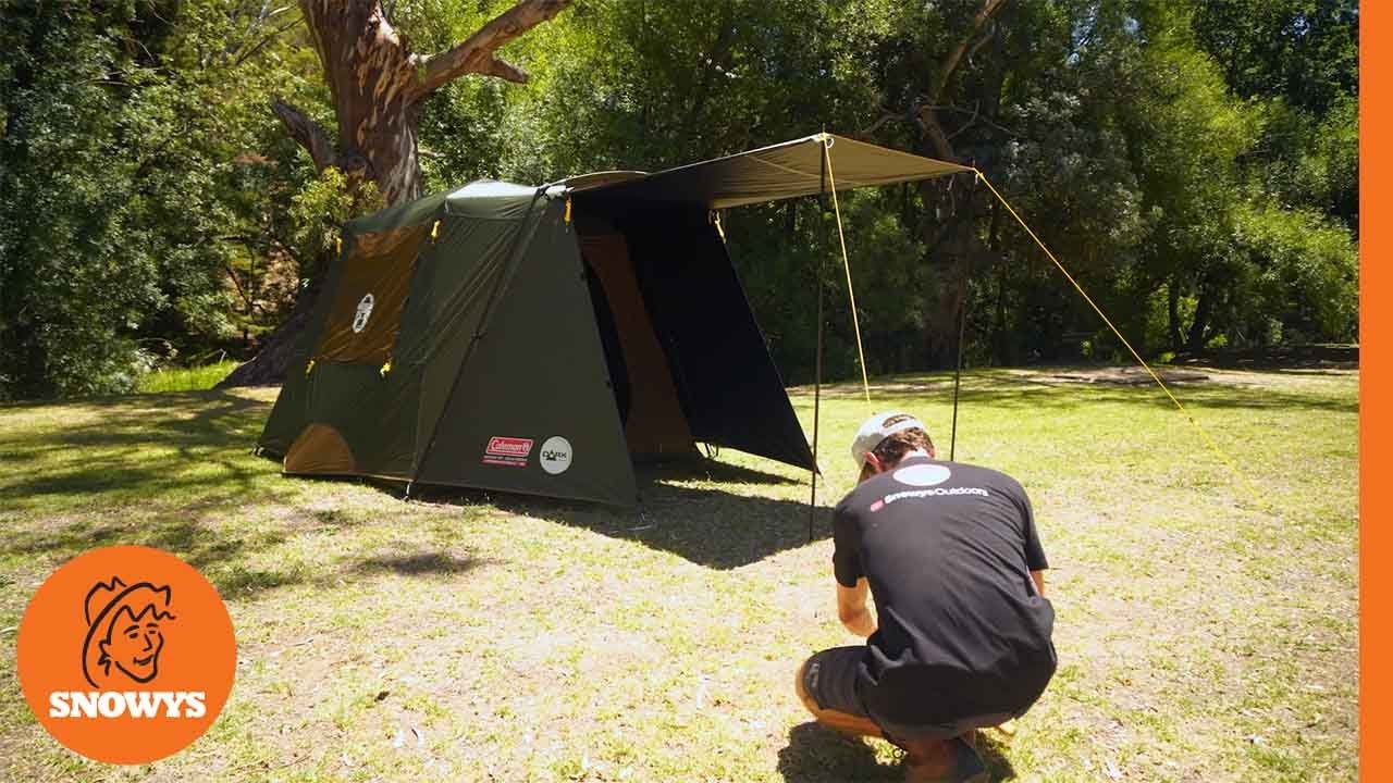 Coleman Instant Up 4P Lighted Northstar Darkroom Tent - How to setup & pack away