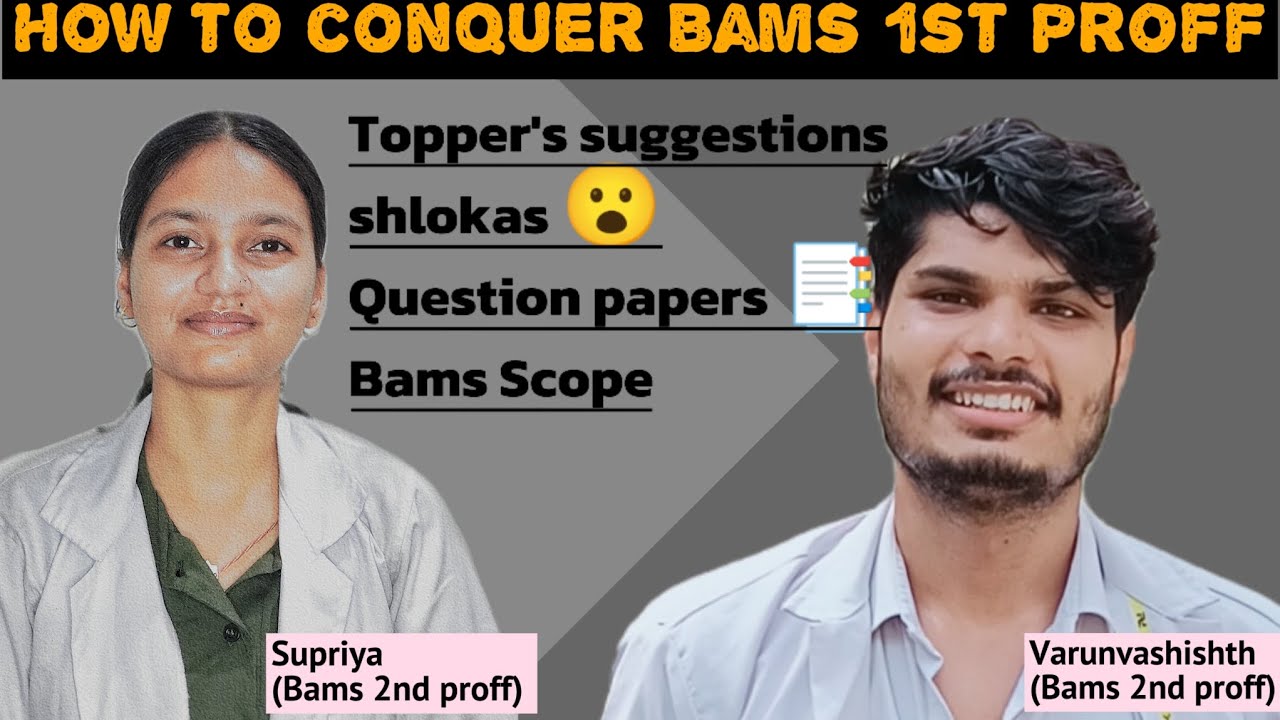 How to survive in Bams 1year😮|| Bams 1styear strategy||Topper's suggestions🔥 for Bams1st year